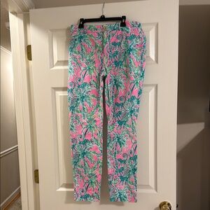 Colorful Tropical Print Pants